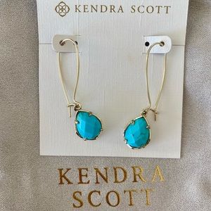 Kendra Scott turquoise Dee Earrings
